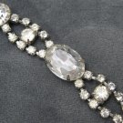Pretty 1940s Rhinestone Bracelet 3