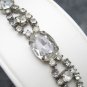Pretty 1940s Rhinestone Bracelet 3
