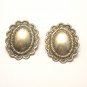 Large Sterling Concho Earrings