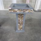 Natural Stone Pedestal Sink