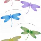 24"" Pink Purple Yellow Blue Green Swirl Dragonfly Mobile - nylon hanging ceiling wall baby nursery 