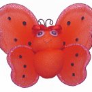 4"" Red Smiling Ladybug - nylon hanging ceiling wall nursery bedroom decor decoration decorations