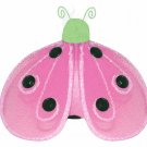 8"" Green Pink Shimmer Ladybug - nylon hanging ceiling wall nursery bedroom decor decoration decorat
