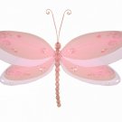 13"" Pink Multi-Layered Dragonfly - nylon hanging ceiling wall nursery bedroom decor decoration deco