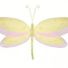 10"" Yellow Multi-Layered Dragonfly - nylon hanging ceiling wall nursery bedroom decor decoration de