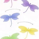24"" Pink Purple Yellow Blue Green Jewel Dragonfly Mobile - nylon hanging ceiling wall nursery bedro