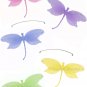 24"" Pink Purple Yellow Blue Green Jewel Dragonfly Mobile - nylon hanging ceiling wall nursery bedro