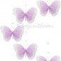 24"" Purple Multi Layered Spiral Butterfly Mobile - nylon hanging ceiling wall nursery bedroom decor