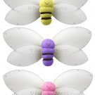 5"" Lot Smiling Bumble Bee 3 piece Set bees honey bee - nylon hanging ceiling wall nursery bedroom d