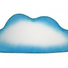 13"" Blue White Flat Cloud - nylon hanging ceiling wall nursery bedroom decor decoration decorations