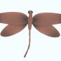 10"" Brown Pink Swirl Dragonfly - nylon hanging ceiling wall nursery bedroom decor decoration decora