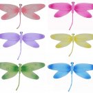 10"" Lot Swirl Dragonflies 6 piece Set dragonfly  - nylon hanging ceiling wall nursery bedroom decor