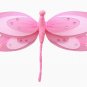 13"" Dark Pink (Fuschia) & White Triple Layered Dragonfly - nylon hanging ceiling wall nursery bedro