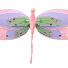 13"" Pink, Purple & Green Triple Layered Dragonfly - nylon hanging ceiling wall nursery bedroom deco