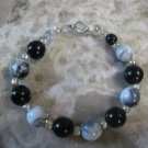 Round Black & White Bracelet