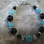 Teal & Black Bracelet