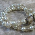 Pearl & Beige Bracelet