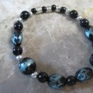 Black & Green Strech Bracelet