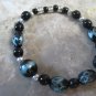 Black & Green Strech Bracelet