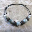 Grey & Brown Round Bracelet