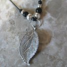 Silver Leaf Necklace
