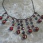 Red Fancy Dangly Necklace