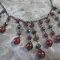 Red Fancy Dangly Necklace