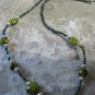 Green Stone Beaded Necklace
