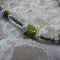 Green Stone Beaded Necklace