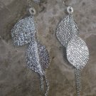 Silver Leaf Earrings