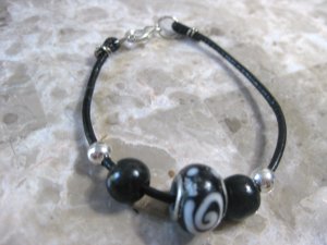 Black & White Charm Bracelet
