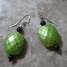 Green Rock Earings