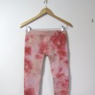 Red Tie-Dyed Leggings