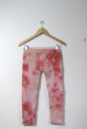 Red Tie-Dyed Leggings