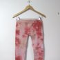 Red Tie-Dyed Leggings