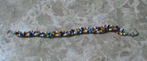 Colorful Rainbow Braided Bracelet