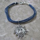 Sun & Moon Silver Charm Bracelet
