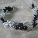 Black & White Swirl Bracelet