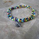 Rainbow Pot Leaf Bracelet