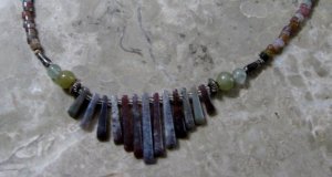 Purple Stone Necklace