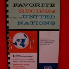 Vintage 1959 UN United Nations World Souvenir Cookbook 185 Recipes