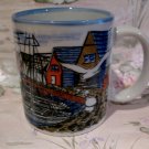 Otagiri Fishing Village Sailboats Seagulls Coffee Tea Mug Cup