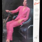 Vintage Emu RETRO Trouser Suit Pants Sweater Crochet Pattern Ladies