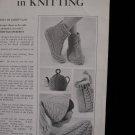 Boot Slippers Cable Toque Shoe Tote Tea Cosy Knitting Patterns