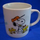 Vintage Peanuts Snoopy Coffee Mug Tea Cup Souvenir It's Great To Be A Superstar!