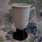 Brown and Beige Pedestal Vintage HALL Coffee Mug Cup Collector