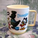 Vintage Disneyland Childs Drinking Cup Mug Donald Duck Daffy Nephews