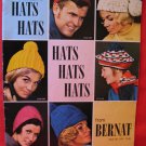 Bernat 1969 Knitting Crocheting Patterns FAMILY Vintage Hats Tams Headbands Toques Berets