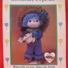 Vintage Blueberry Cupcake Doll Crochet Pattern Lollipop Lane Crocheting