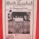Vintage WORK BASKET Magazine Patterns May 1949